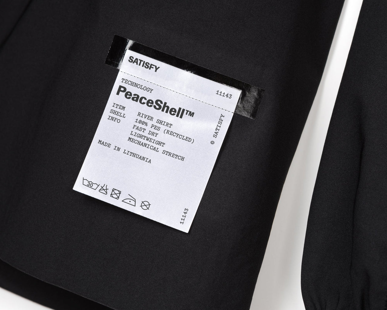 11143 00000 peaceshell river shirt black label