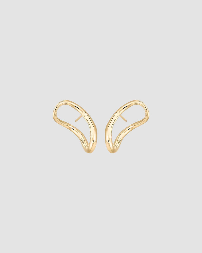 Charlotte Chesnais Boucles d'Oreilles Slide S Vermeil