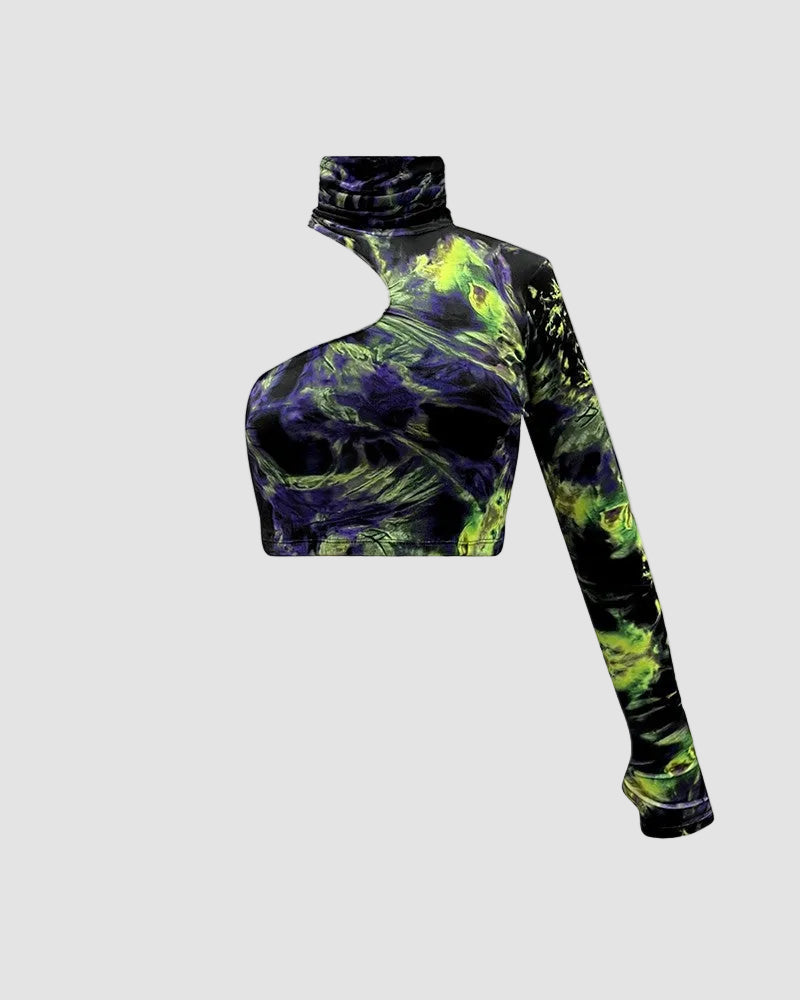 Léo Psychedelic Tie-Dye Top