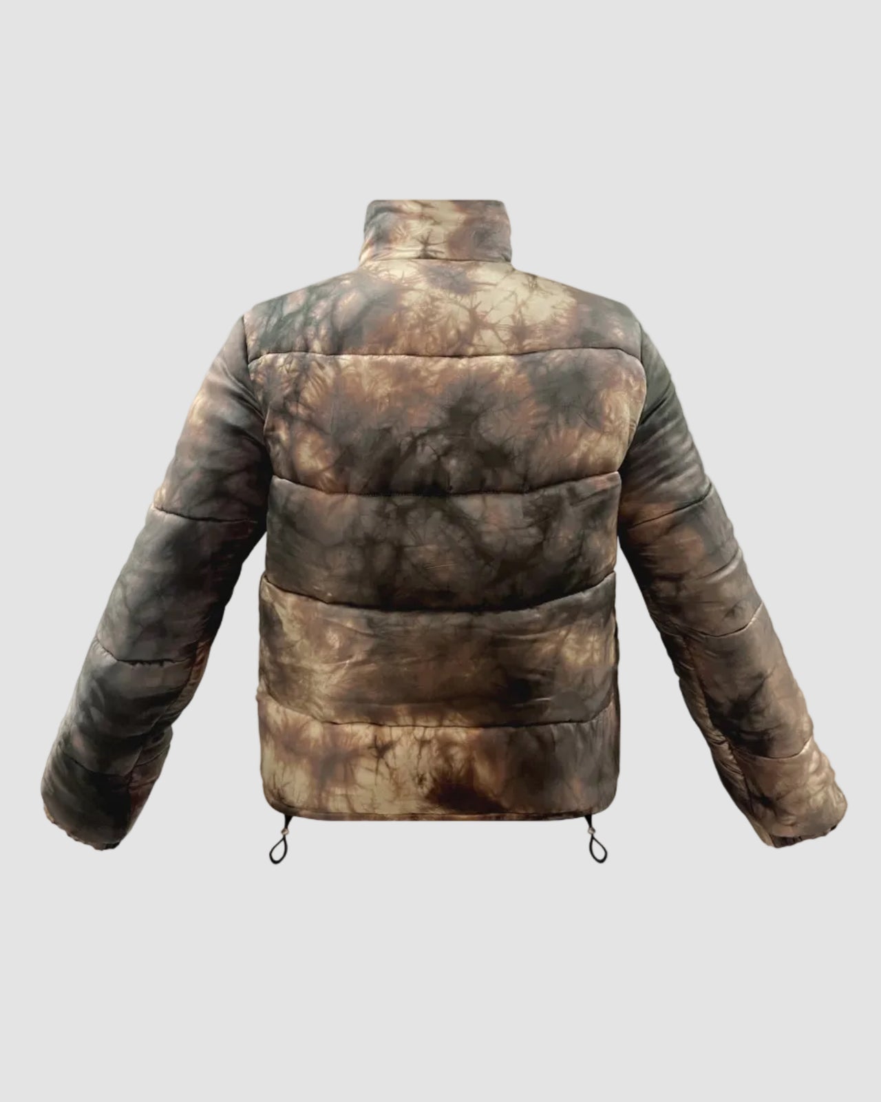 Léo Printed Tie-Dye Puffer Coat