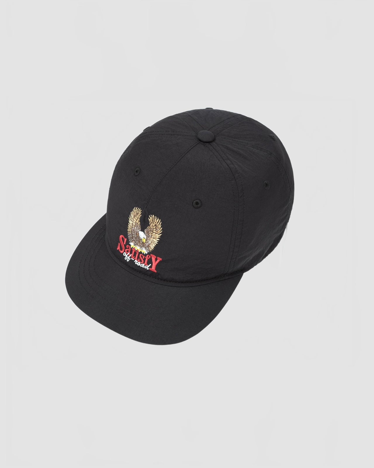 31025 00017 flitesilk 5 panel pinch cap black frontside 7cc920e0 83ac 4459 a6a7 844a611c62e1