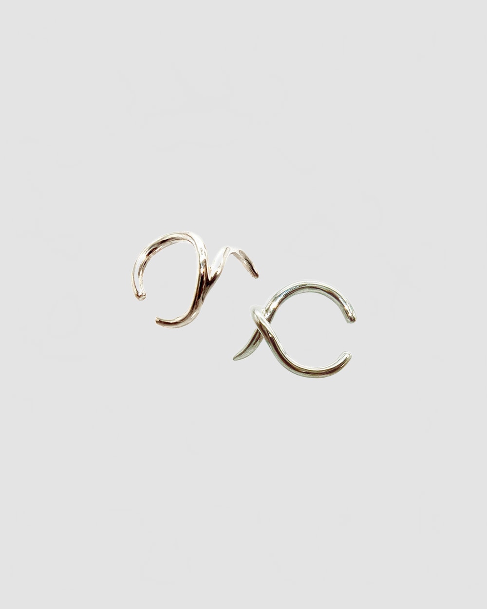 Boucles d'oreilles The Syliabules argent
