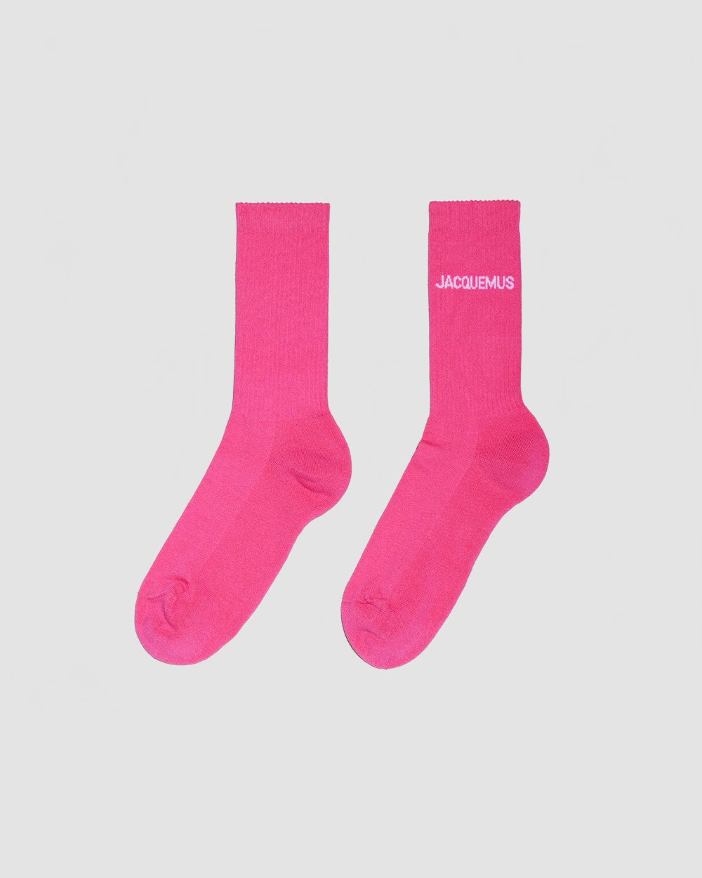 Les Chaussettes Jacquemus rose foncé