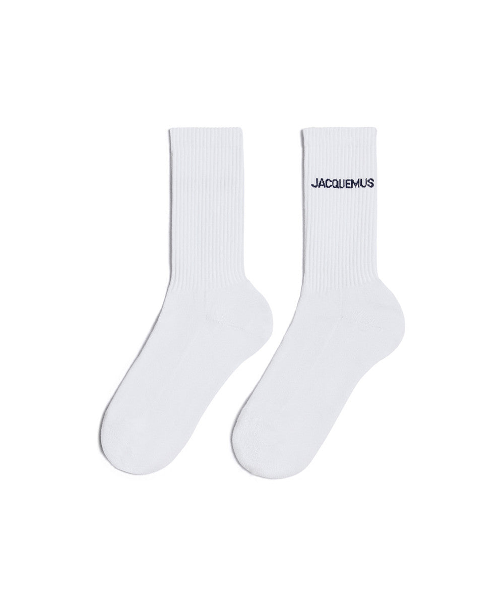 Les Chaussettes Jacquemus blanc
