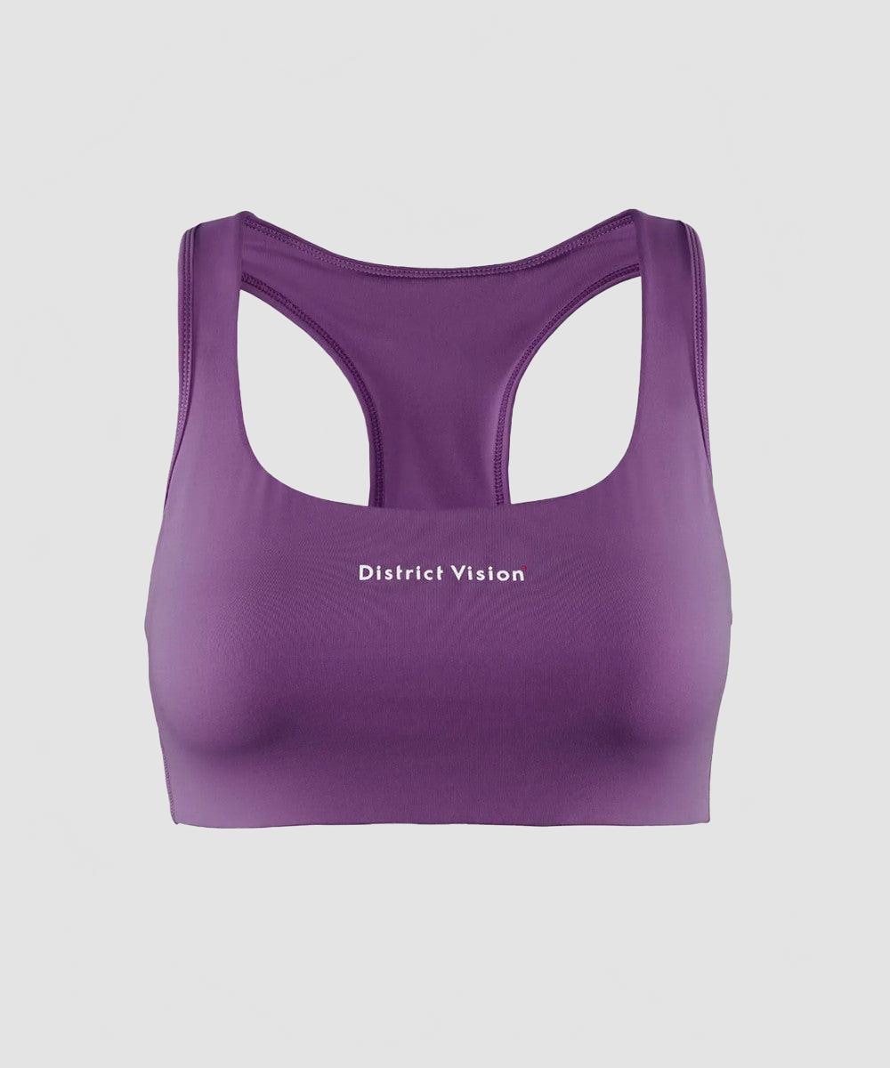 Brassière à double épaisseur violet