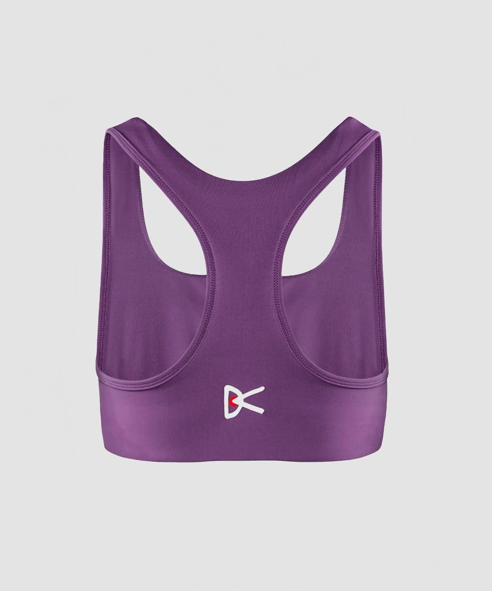 Brassière à double épaisseur violet
