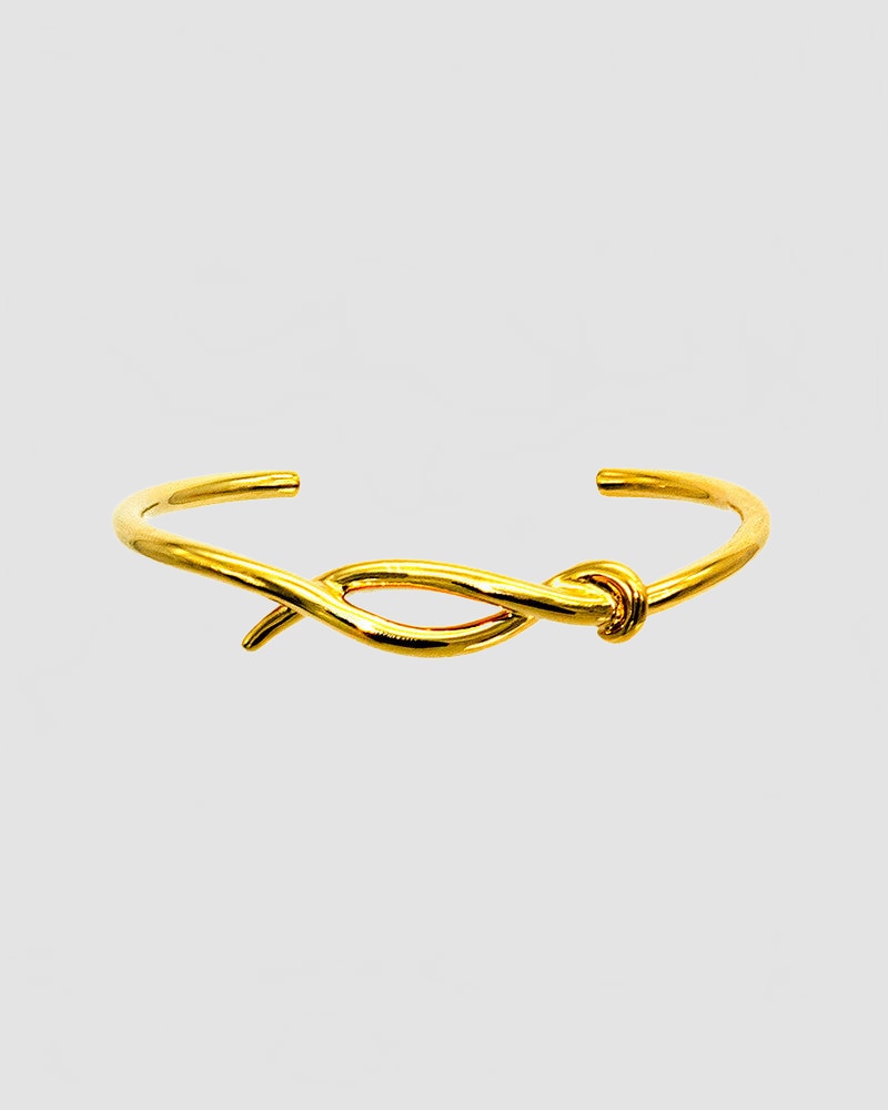 Bracelet jonc Rhizoé vermeil