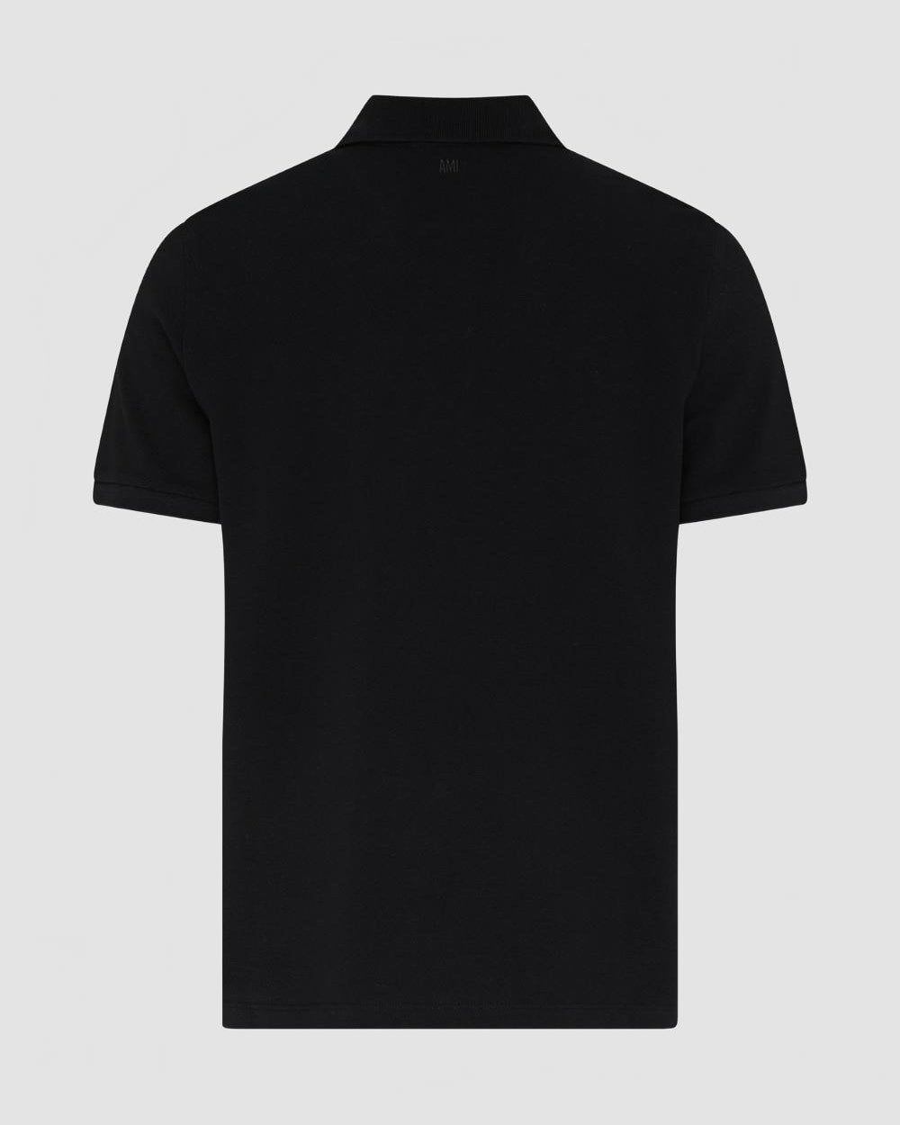 Polo ADC en coton noir