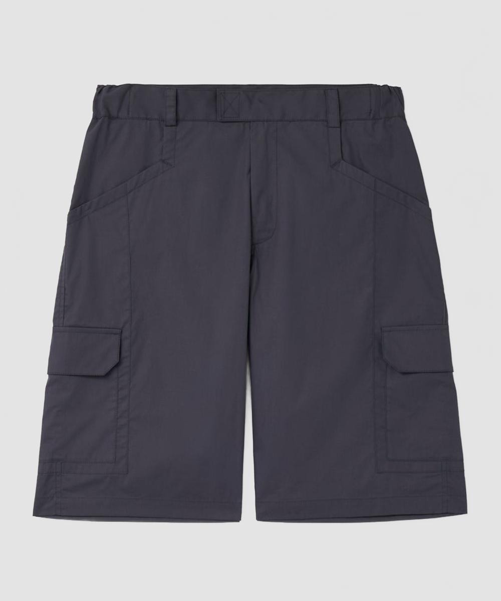 Short Cargo en popeline convoy grey