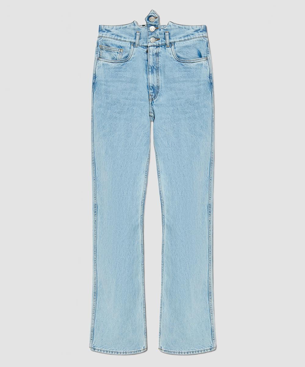 x Disney Jean Couronne bleu délavé