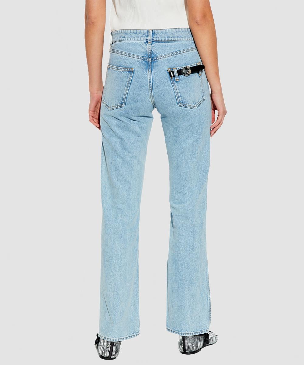 x Disney Jean Couronne bleu délavé