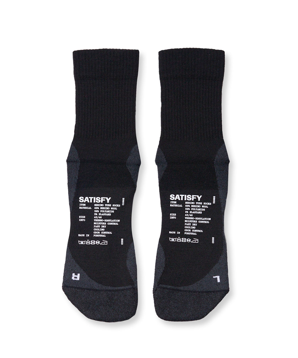Chaussettes Merino Nylon Tube noir