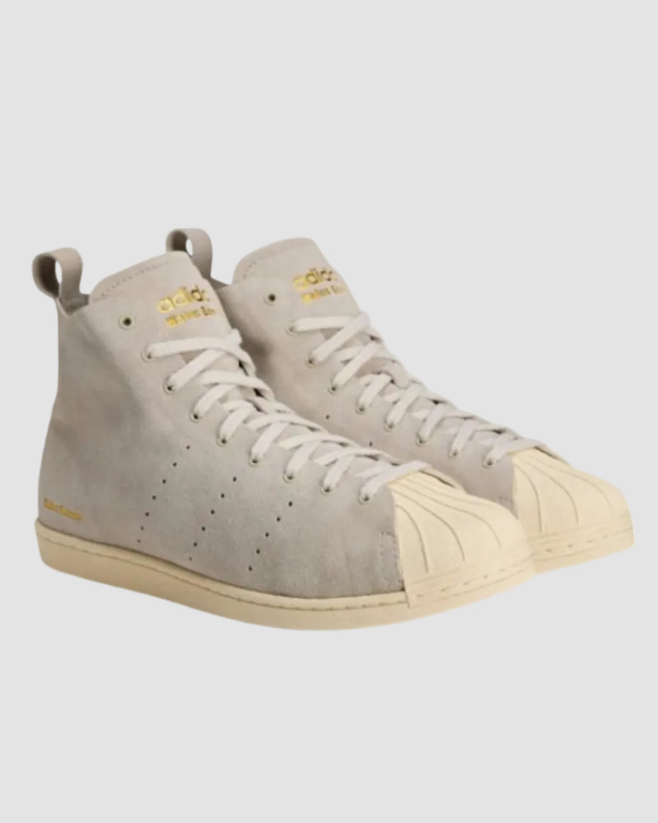 x Wales Bonner Superstar Hi supplier color/ cream white/ gold met