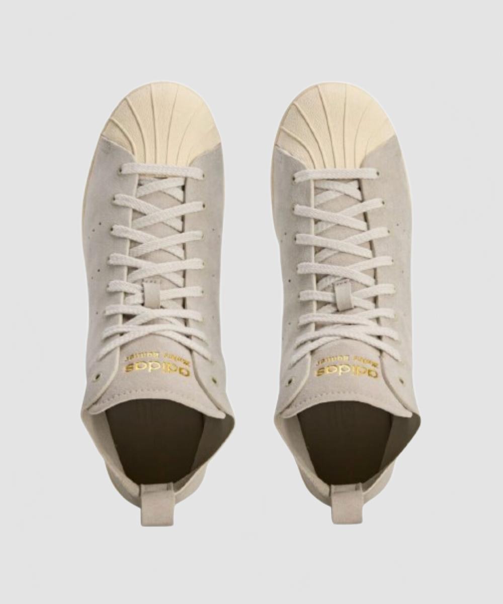 x Wales Bonner Superstar Hi supplier color/ cream white/ gold met