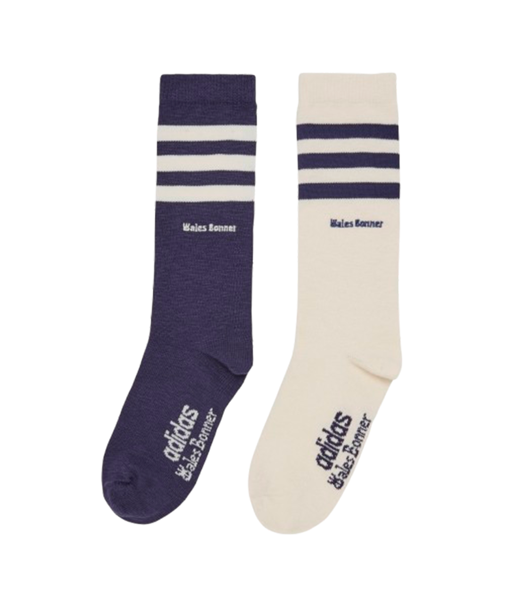 x Wales Bonner Chaussettes S3 navy/blanc
