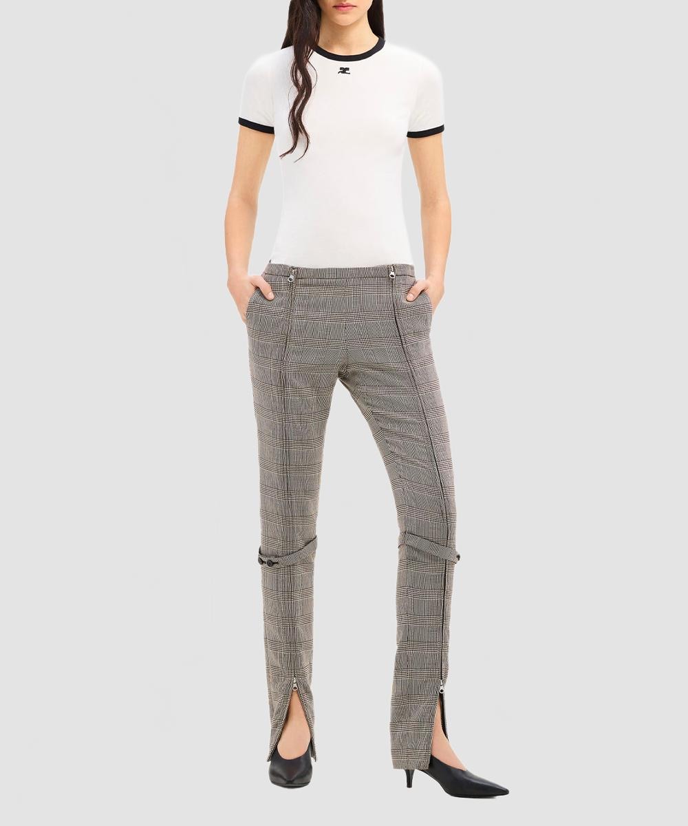 T-shirt Contrast Signature blanc heritage/noir
