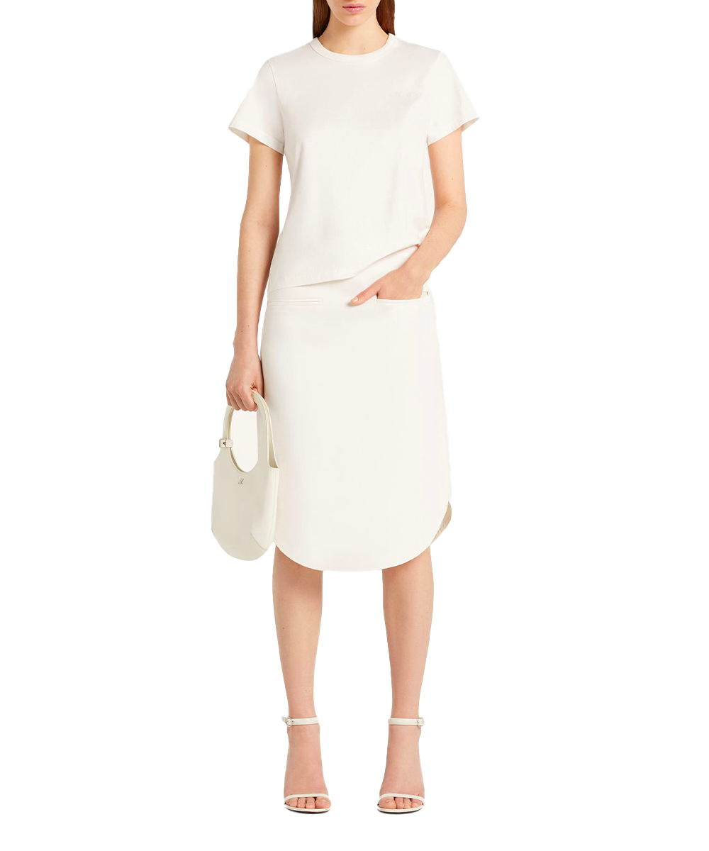 T-shirt Brodé blanc