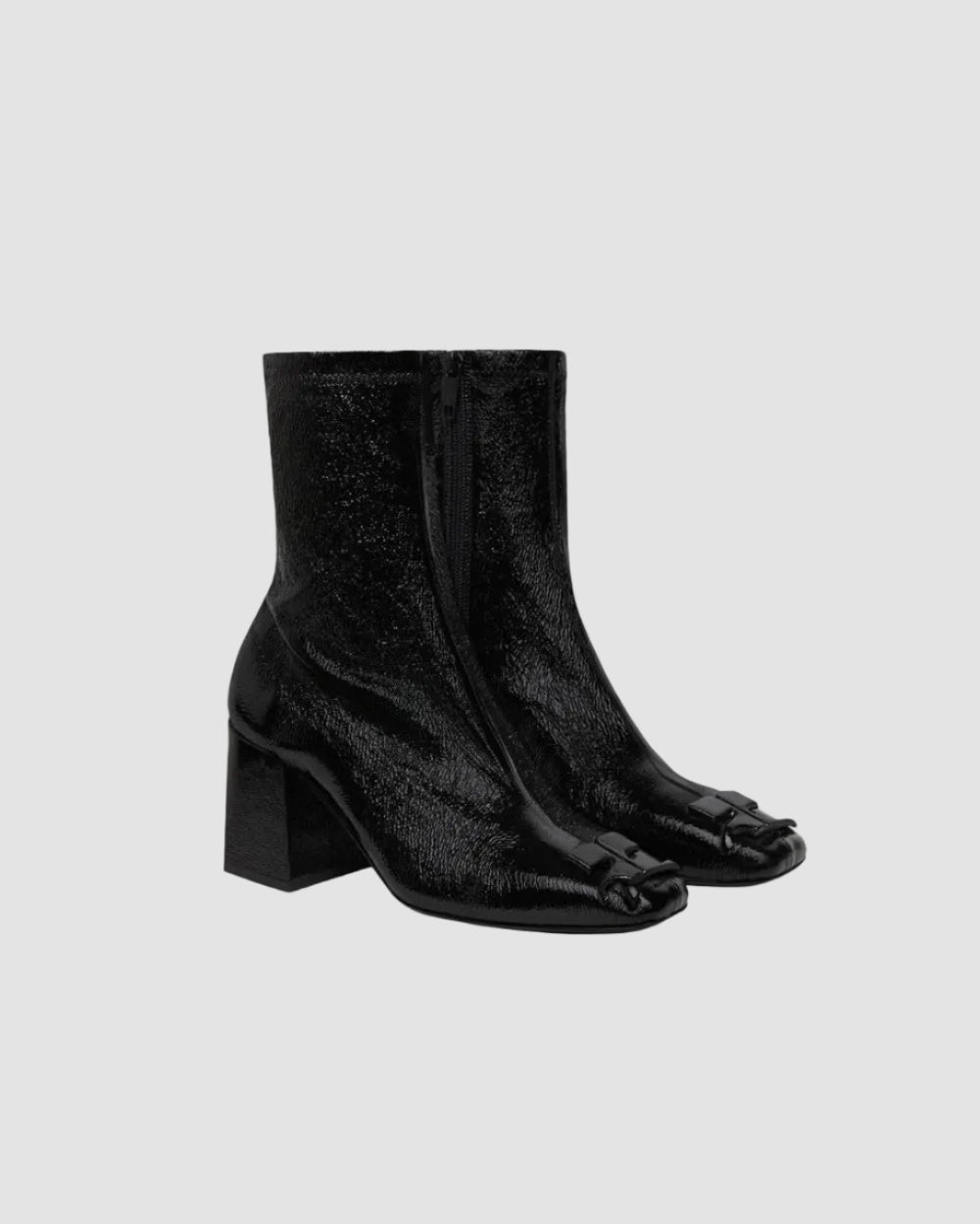 Bottines Réédition en vinyle noir