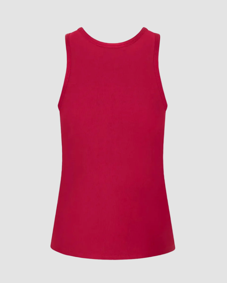 Débardeur en jersey rouge ruby
