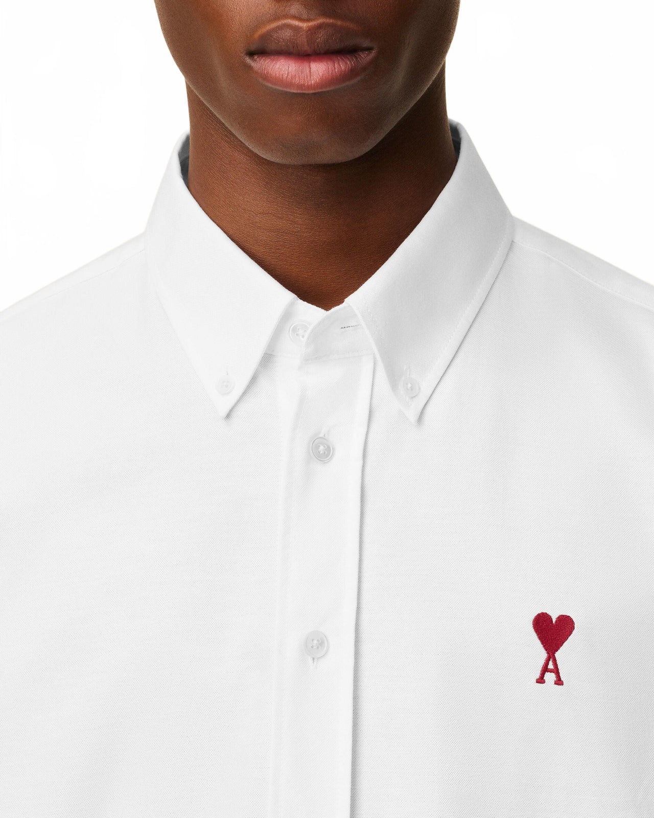 Chemise Col Boutonne Ami De Coeur - Ami - Blanc Naturel