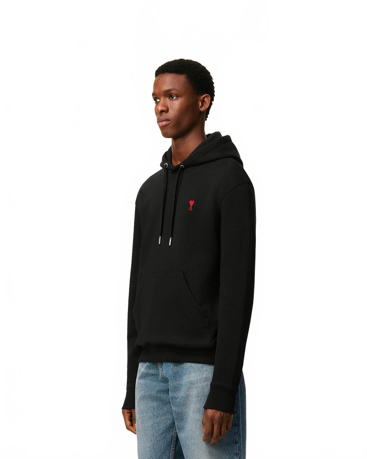 Hoodie Ami De Coeur Rouge - Ami - Noir