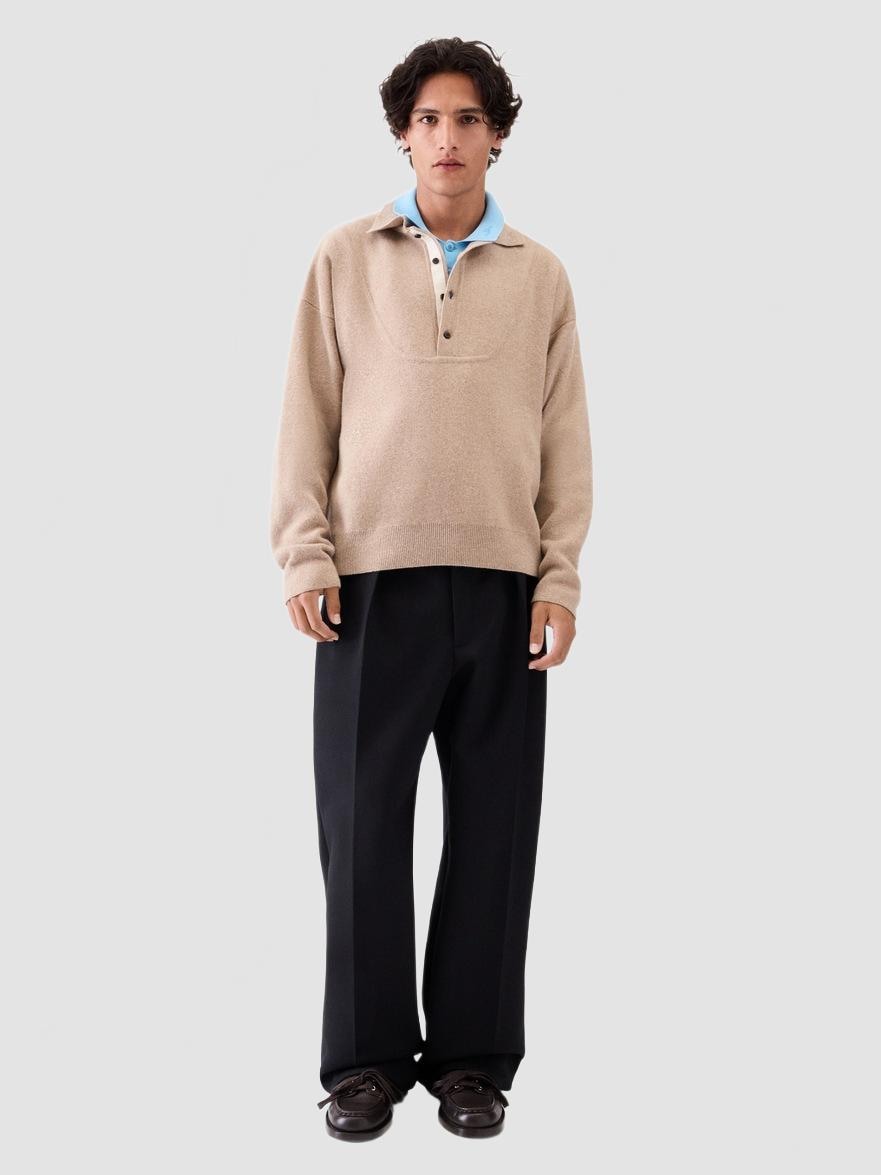 La Maille Vareuse Pallone - Jacquemus - Beige