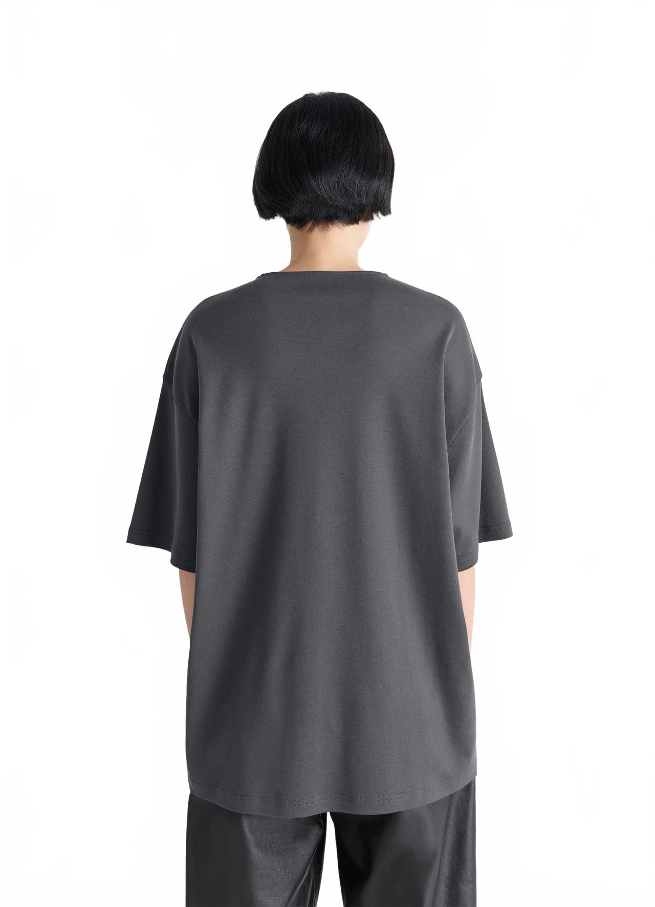 T-shirt Relaxed - Lemaire - Gris Carbone