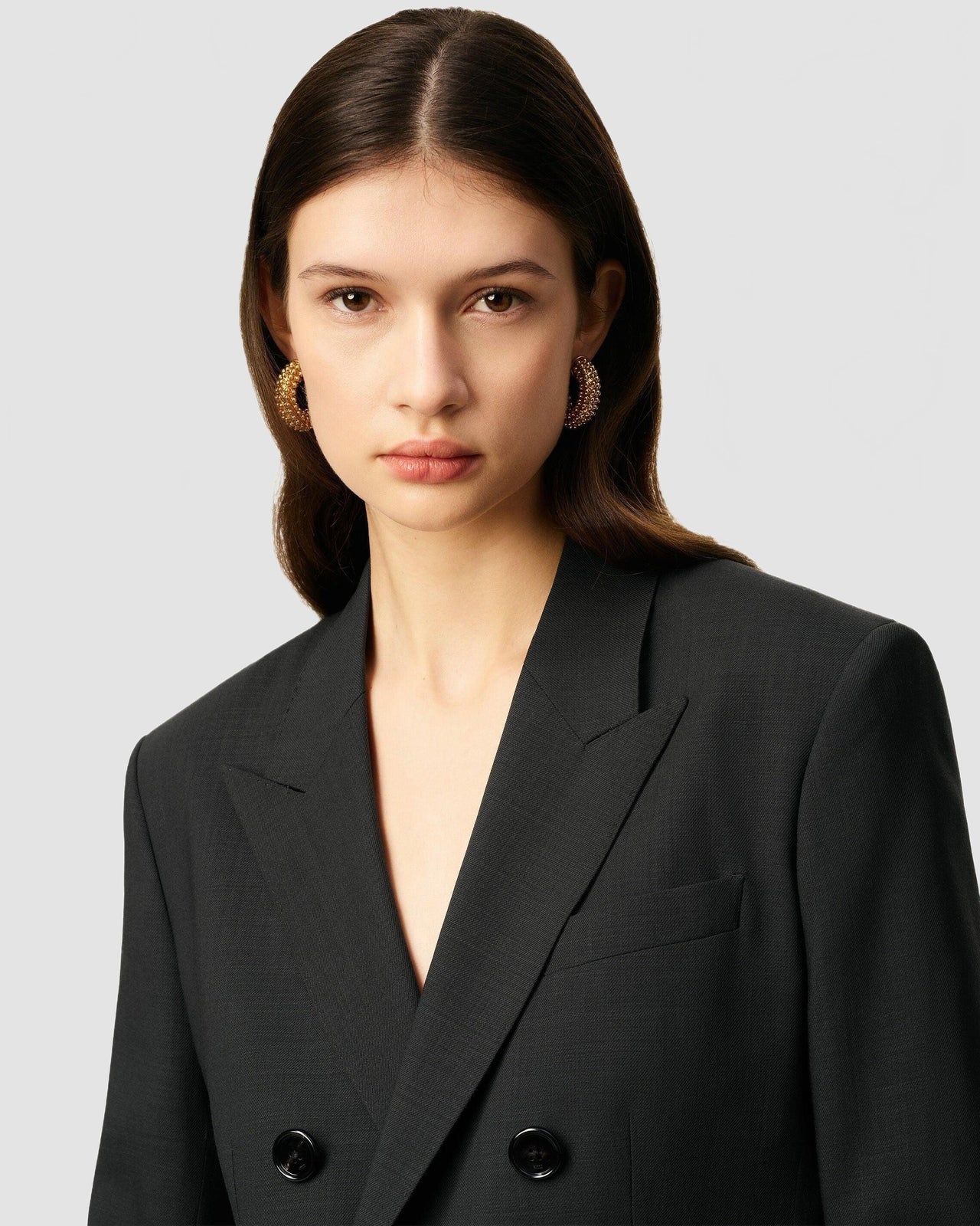 Veste Loose Croisée - Ami - Anthracite