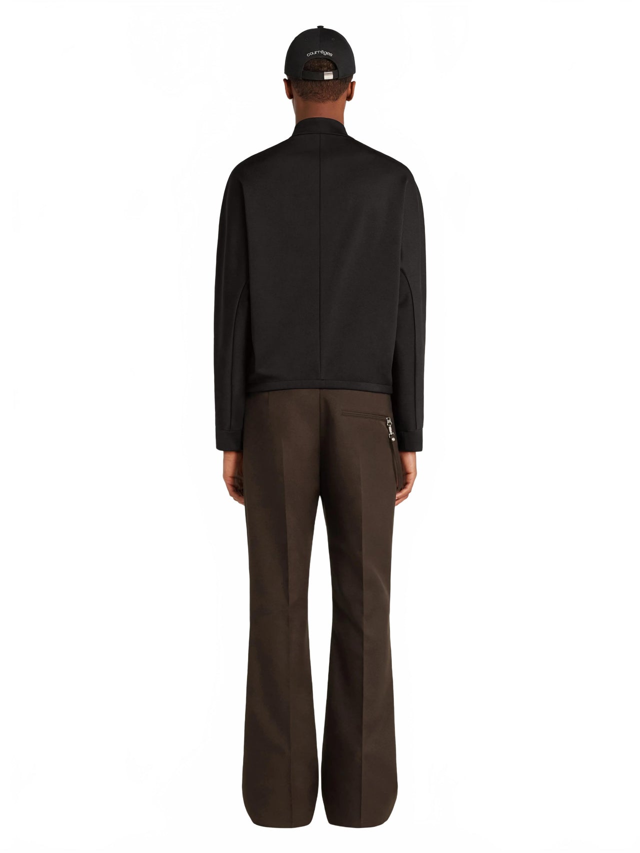 Jacket Interlock Tracksuit - Courreges - Black