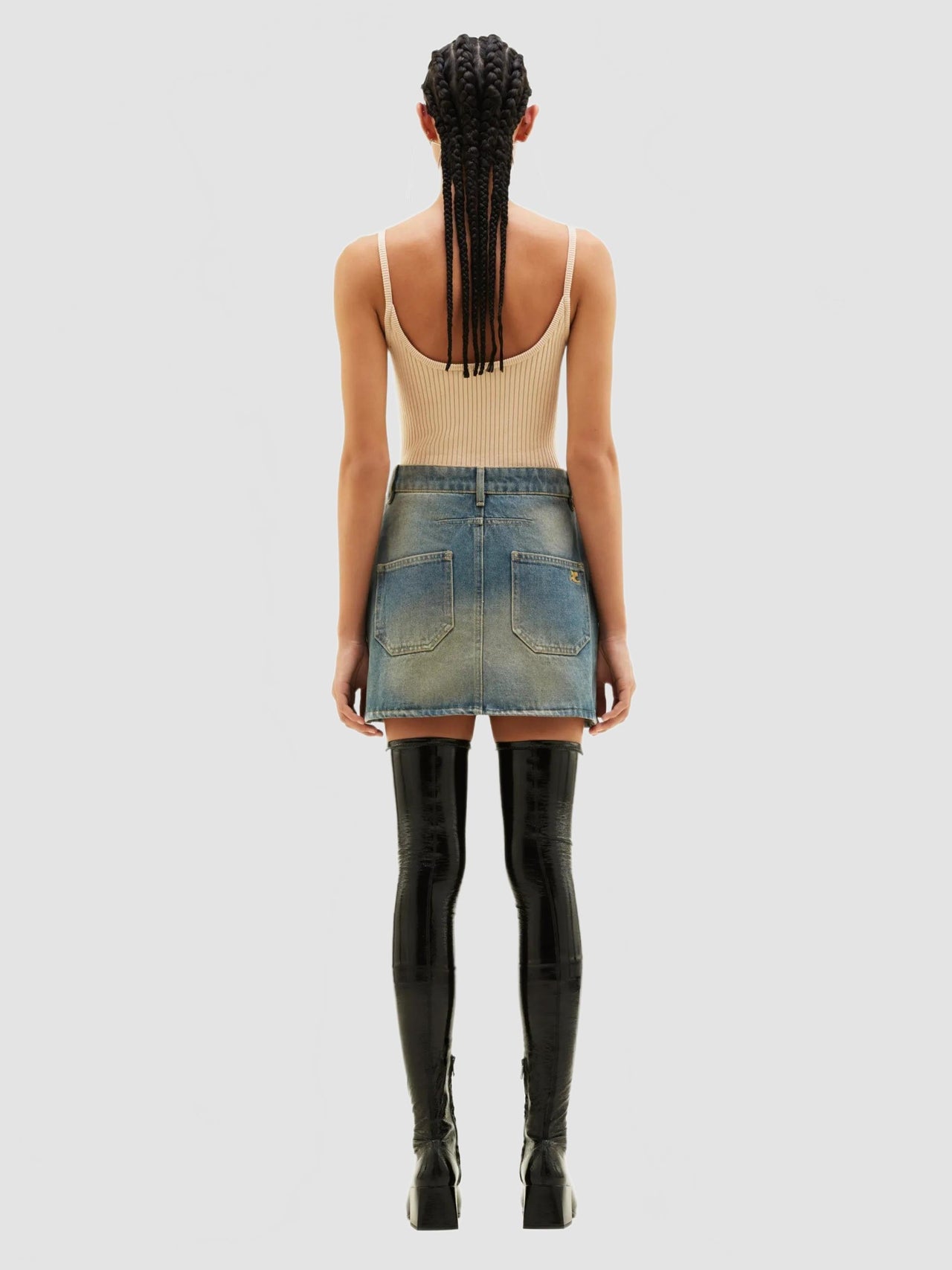 Reedition Knit Tank Top - Courreges - Cappuccino