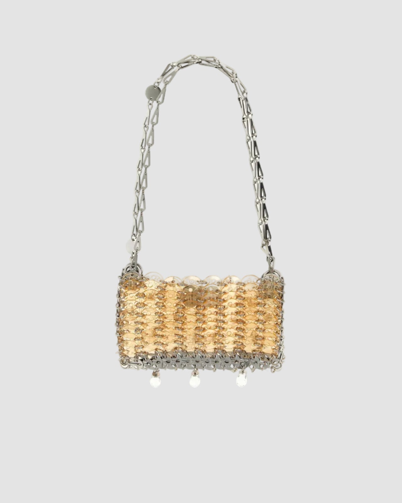 1969 Nano Crystal Resin Bag - Rabanne - Transparent Pink