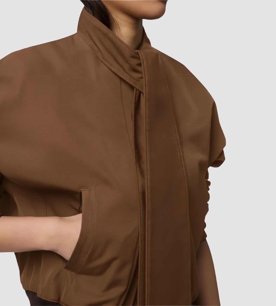 Blouson Ottoman A Echarpe - Nina Ricci