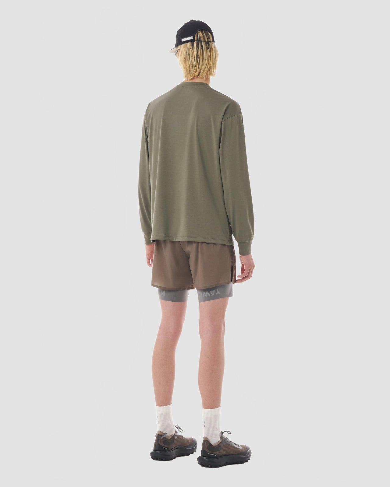 Auralite Long Tee - Satisfy - Dusty Olive