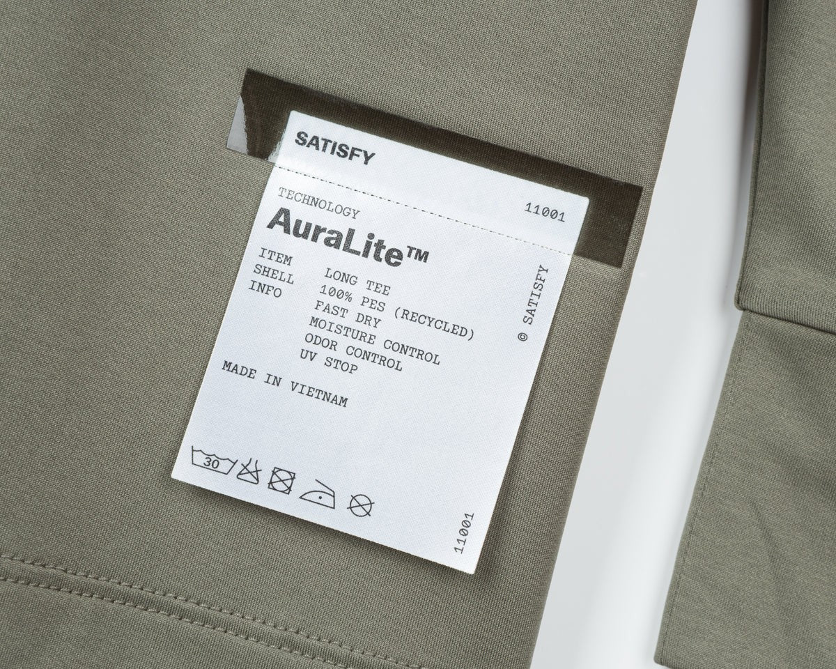 Auralite Long Tee - Satisfy - Dusty Olive