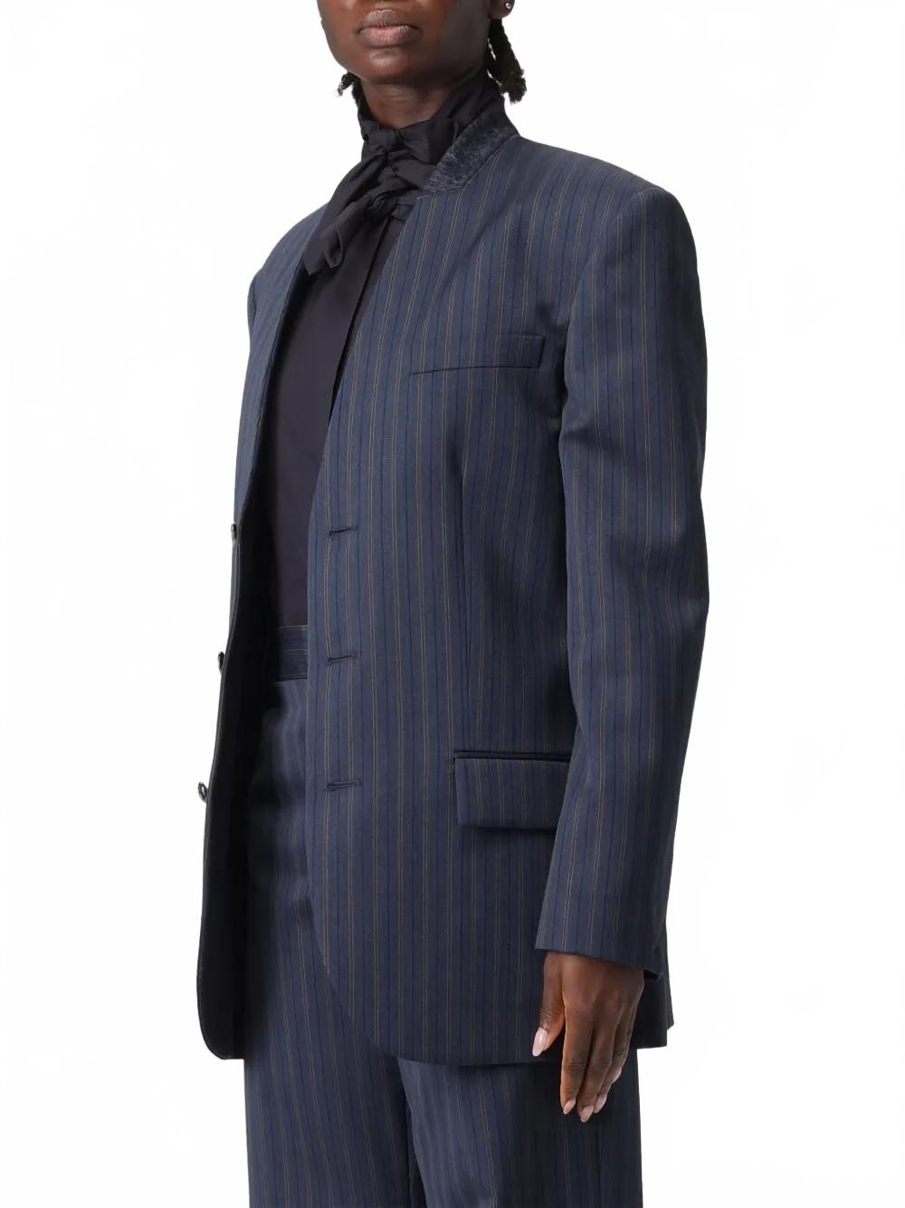 Veste En Laine - Moschino - Multi Blue