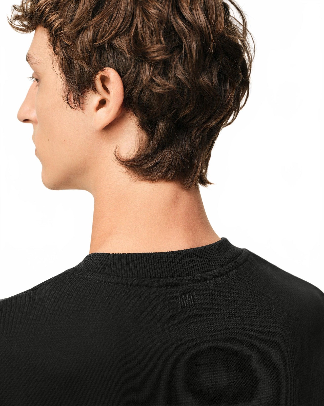 Sweatshirt Noir Ami De Coeur Rouge - Ami - Noir