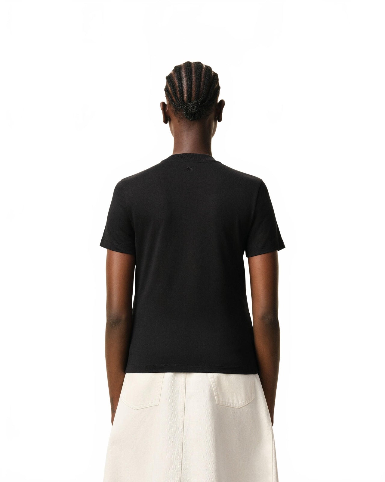 Tshirt Ami De Coeur Cropped - Ami - Noir / Blanc crème