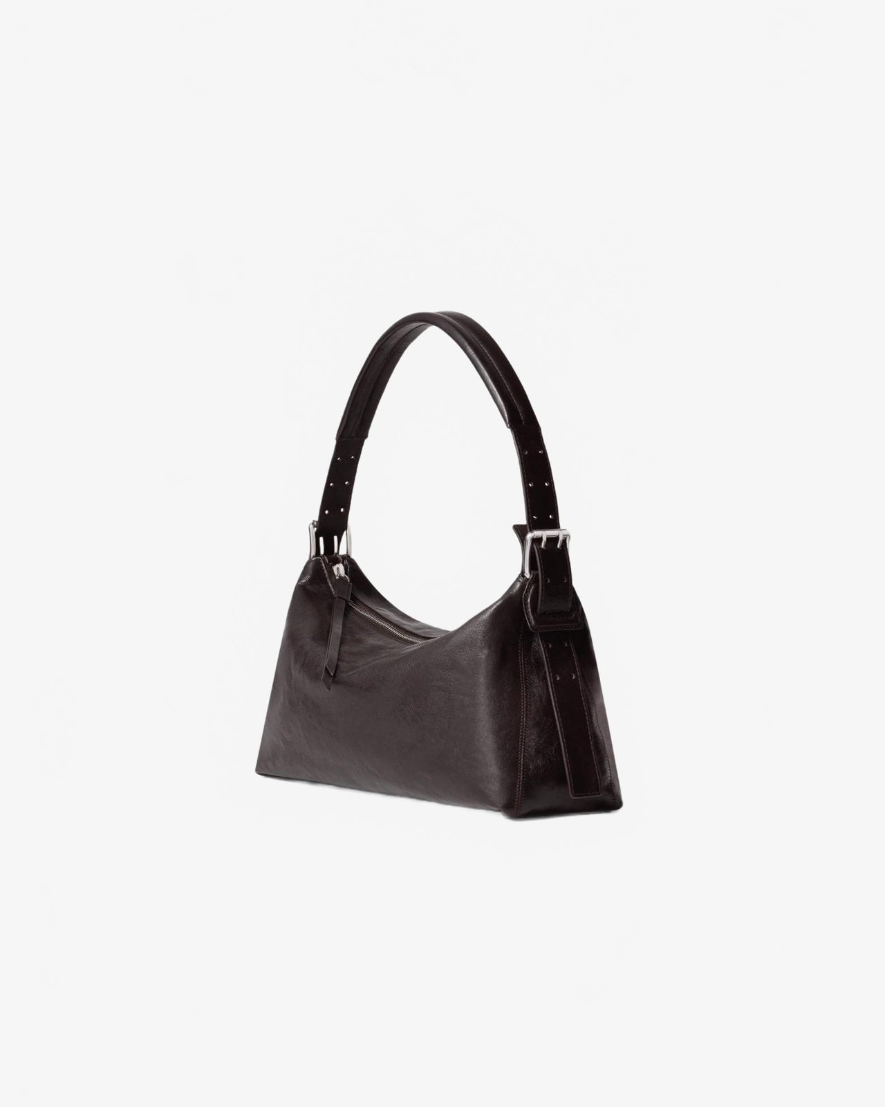Belted Baguette Bag - Lemaire - Dark Chocolate