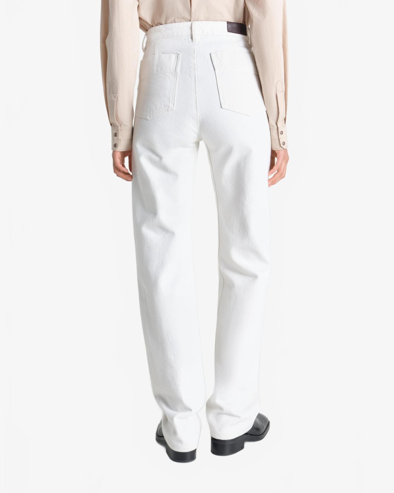 Five Pockets Twisted Pants - Lemaire - Milk