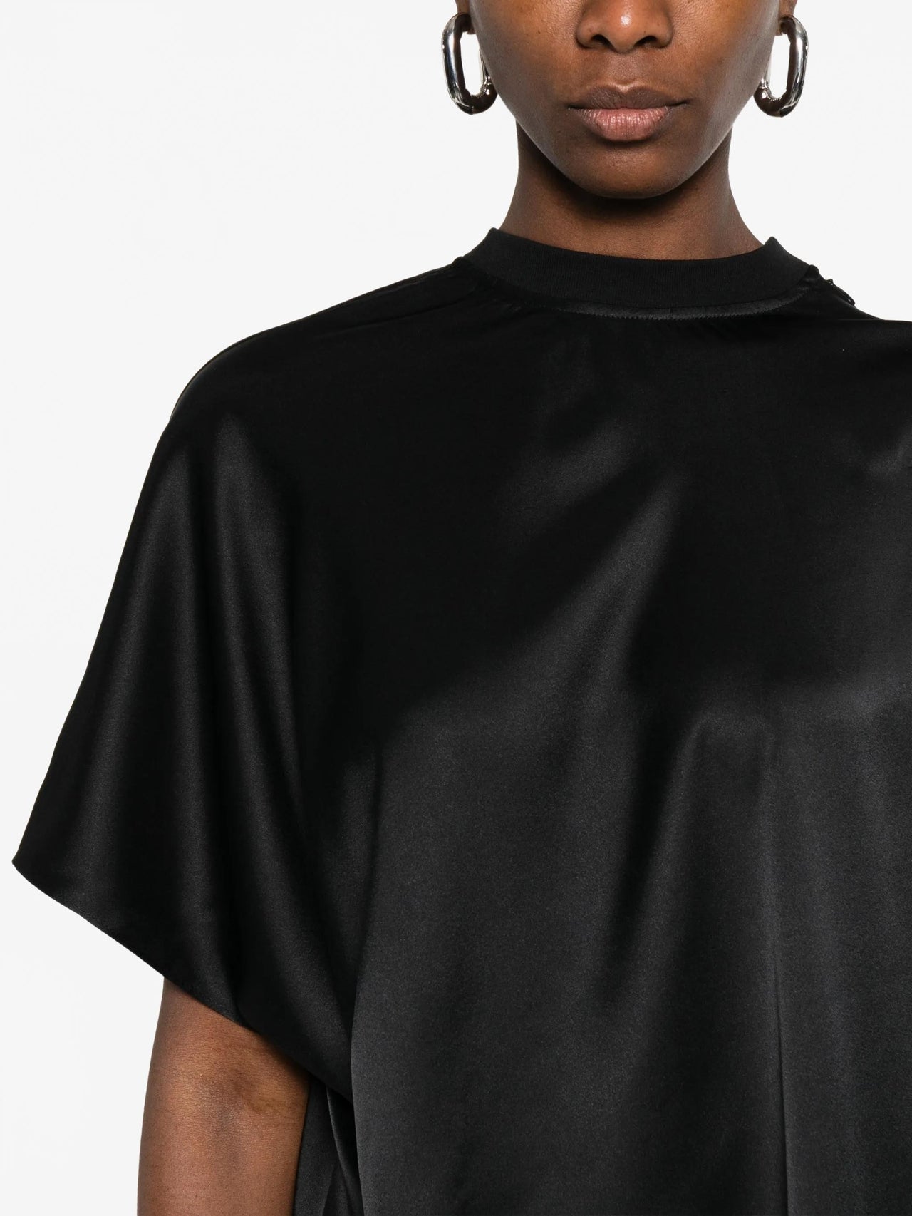 Zero Waste Draped Dress - Coperni - Black