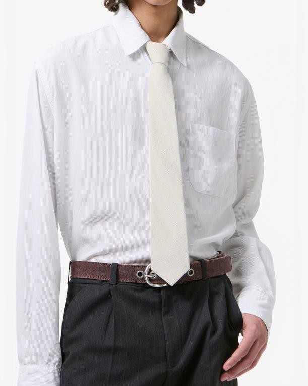 Cravate Tie - Our Legacy - Midnight Line Stripe Modalux