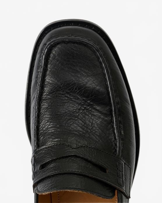 Mocassins Light - Our Legacy - True Dyed Black Leather