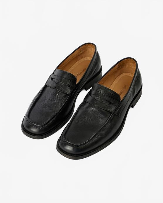 Mocassins Light - Our Legacy - True Dyed Black Leather