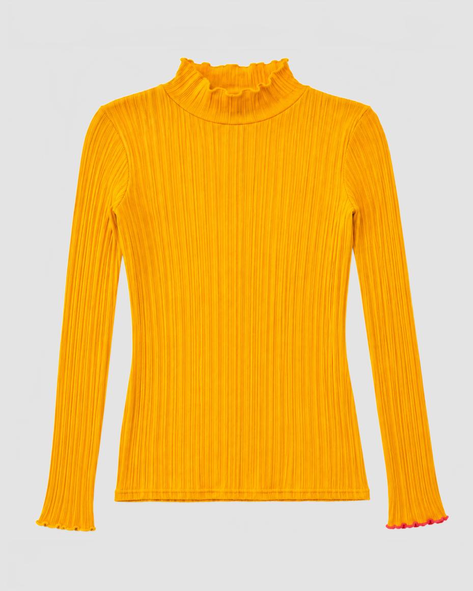 Fitted 20Ribbed 20Top 20 20La 20Fetiche 20 20Yellow 201
