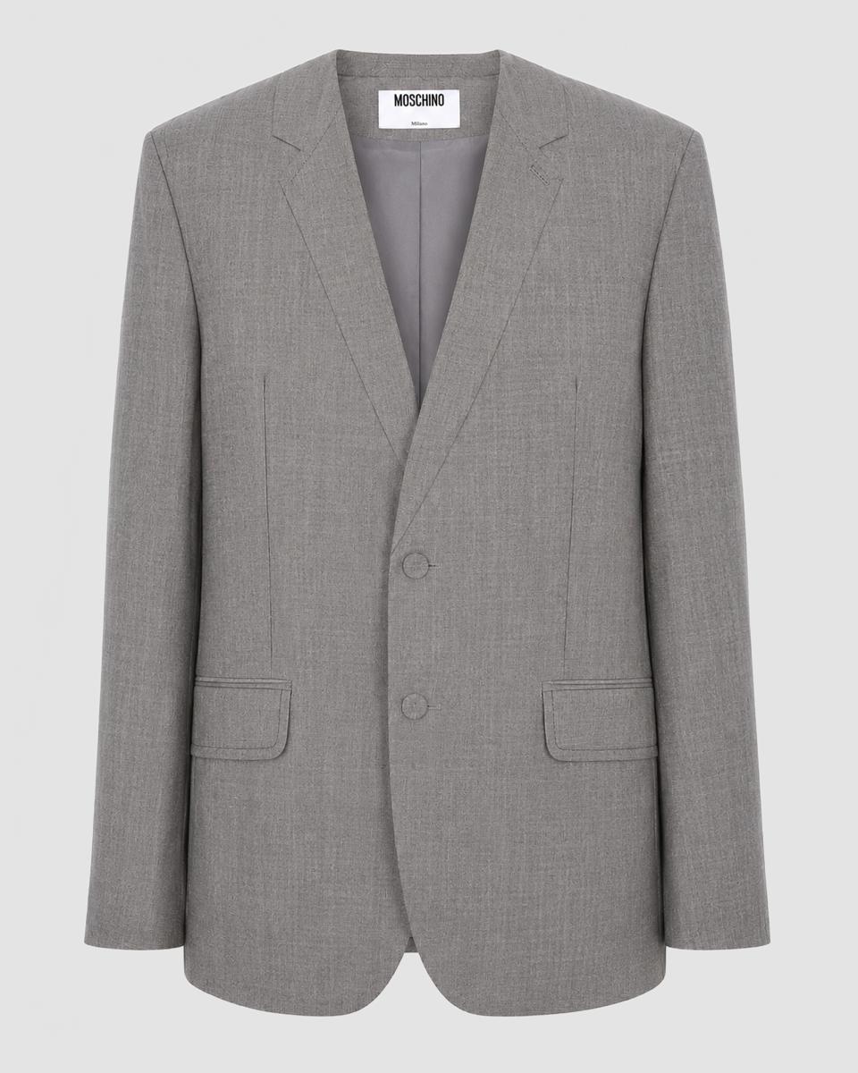 Veste 20En 20Laine 20Marron 20 20Moschino 20 20Brown 201