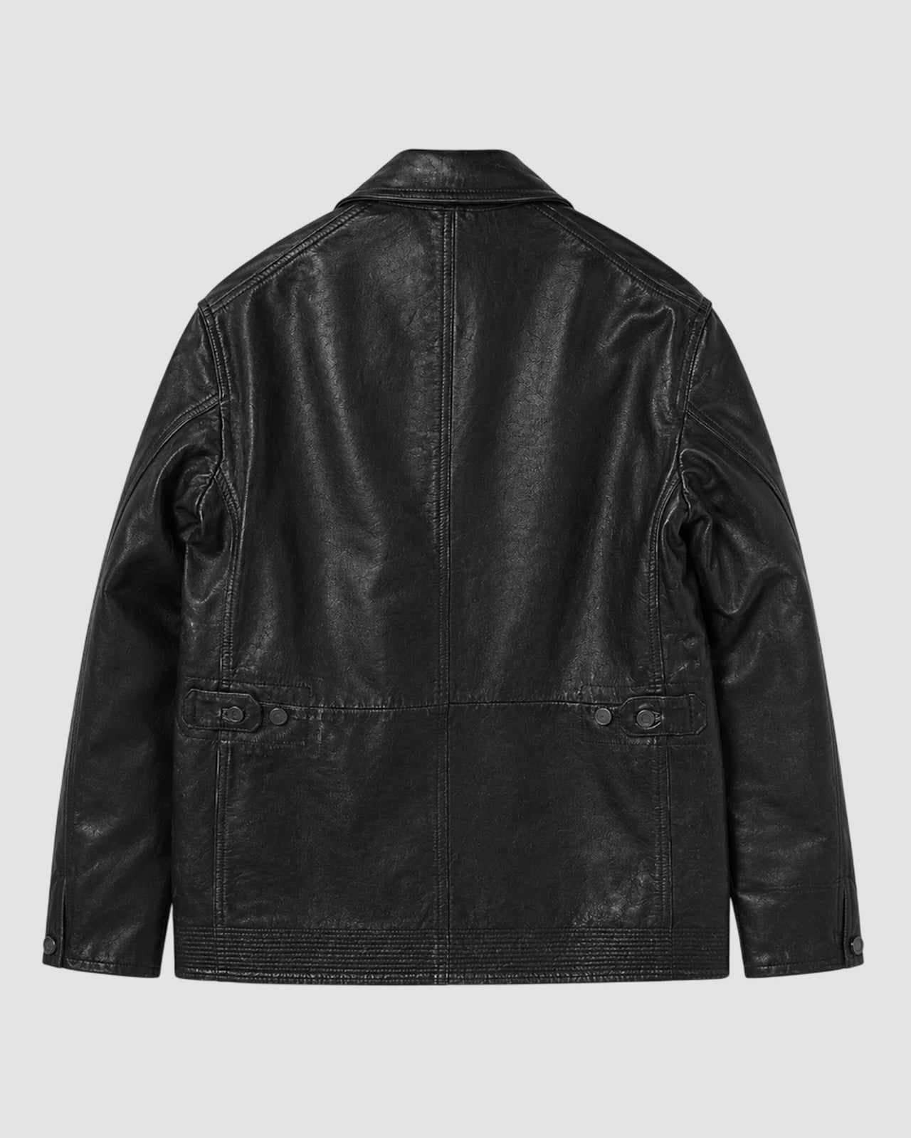 a leather chore jacket g star x raw research dk black 1