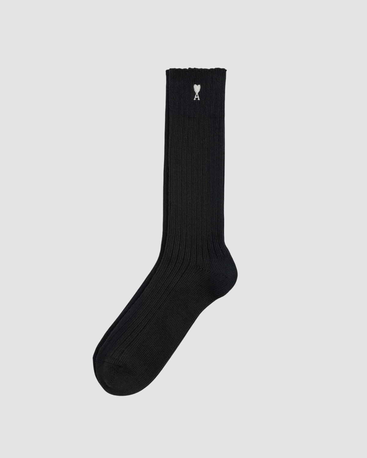 ami de coeur embroidery socks ami black 1