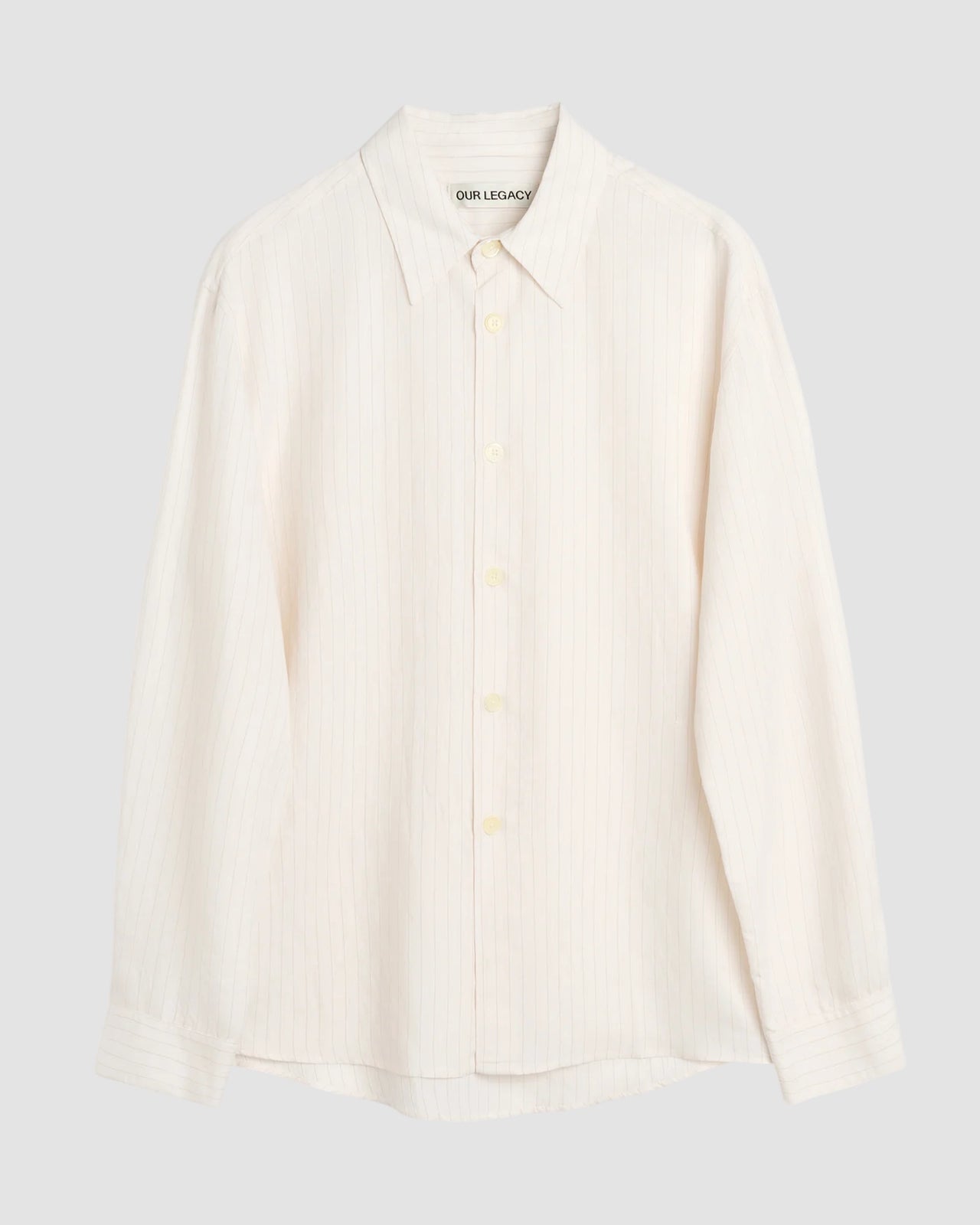 beyond shirt our legacy cream stripe ceremony viscose 6