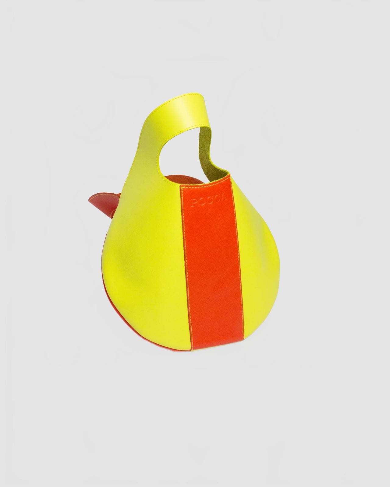 circle bag pocca yellow orange jogging 2
