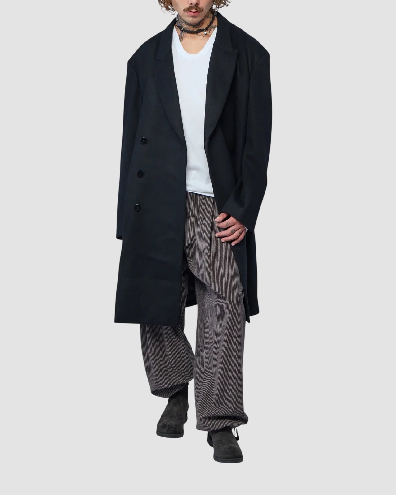 epelde overcoat kiko kostadinov deep black 1